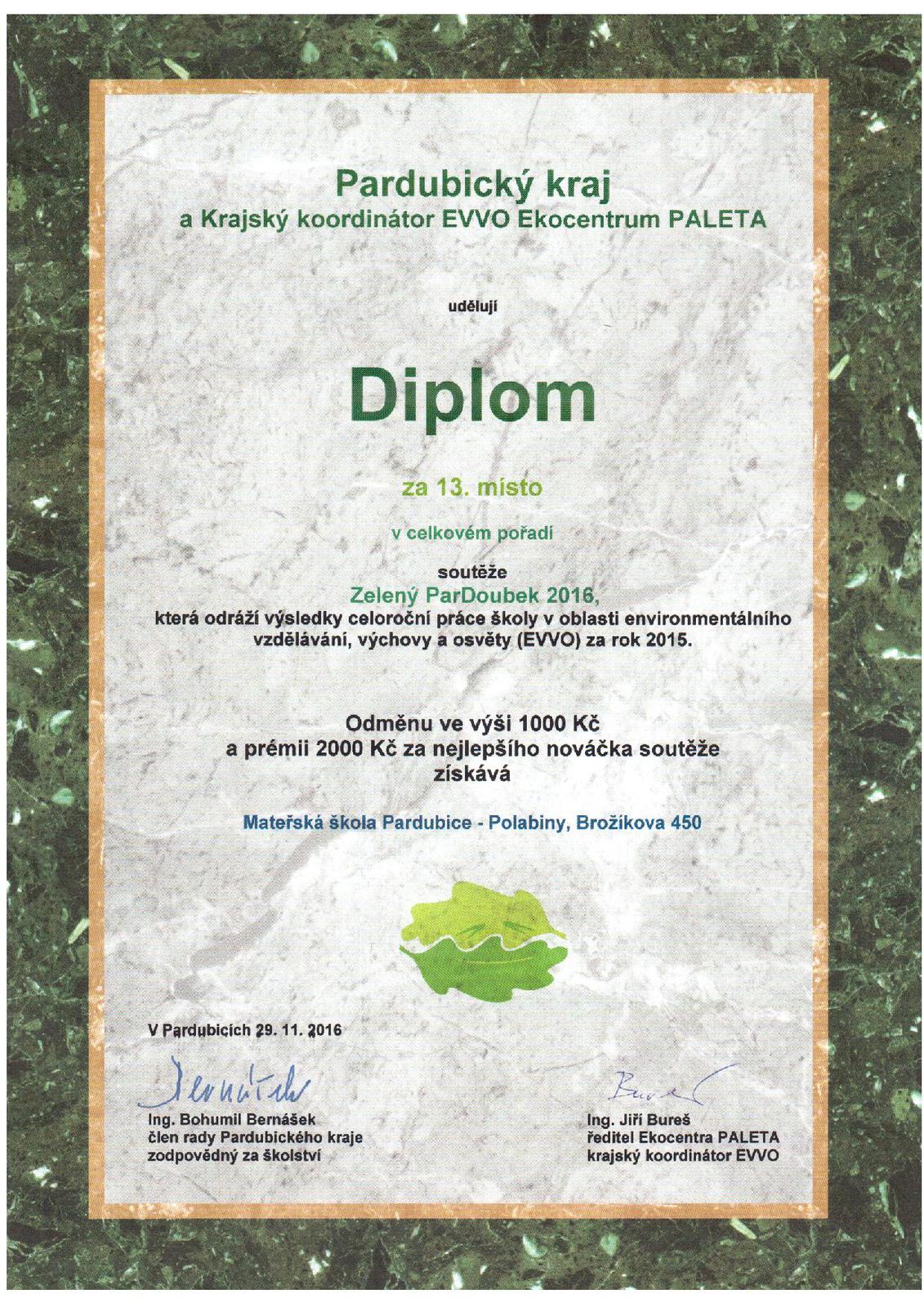 PARDOUBEK-Diplom